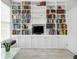 Office with custom built-in shelving and cabinets, with a dedicated TV space at 125 Spring Meadows Dr, Summerville, SC 29485