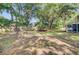 Large backyard with mature trees, a wooden fence, and access to screened in porch, for outdoor living at 1253 Horseshoe Bnd, Mount Pleasant, SC 29464