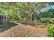 Spacious backyard featuring mature trees and a wooden fence, perfect for outdoor activities and privacy at 1253 Horseshoe Bnd, Mount Pleasant, SC 29464