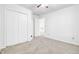 Bedroom with carpet, ceiling fan, closet, and an entry door at 1253 Horseshoe Bnd, Mount Pleasant, SC 29464