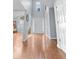 Inviting foyer with soaring ceilings, hardwood floors, and a grand entrance door at 126 Thousand Oaks Cir, Goose Creek, SC 29445