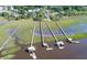 Expansive marsh view featuring multiple docks and picturesque waterfront homes in the background at 1417 S Jetties Ct, Mount Pleasant, SC 29466