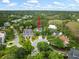 Aerial view of the property showcases a cul-de-sac location surrounded by lush greenery at 1417 S Jetties Ct, Mount Pleasant, SC 29466