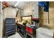 Basement workshop with lots of tools including a drill press, and organized storage at 1417 S Jetties Ct, Mount Pleasant, SC 29466