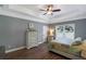 Bedroom featuring hardwood floors, neutral paint, trey ceilings and natural light at 148 Hidden Hills Rd, Cross, SC 29436