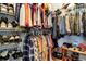 Walk-in closet featuring organization solutions for clothing and shoes at 148 Hidden Hills Rd, Cross, SC 29436