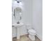 Stylish powder room with pedestal sink and modern fixtures at 1485 Bourne Xing, Mount Pleasant, SC 29466