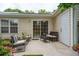 Inviting backyard patio with comfortable seating, perfect for outdoor relaxation and entertaining at 1505 Blaze Ln, Charleston, SC 29412