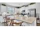 Bright kitchen featuring stainless steel appliances and a granite island at 1550 Spring Moss Rd, Mount Pleasant, SC 29466