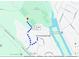 Map showing the 12-minute walking distance to West Ashley Park from 1616 Dotterer's Run at 1616 Dotterers Run, Charleston, SC 29414