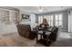 Comfortable living room featuring a fireplace, built-in cabinets, and neutral color palette at 163 Golfview Ln, Summerville, SC 29485
