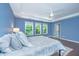 This bedroom features hardwood floors, natural light, and a spacious atmosphere at 1721 Wellstead St, Mount Pleasant, SC 29466