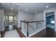 Well-lit upstairs hallway with hardwood floors and access to multiple rooms at 1721 Wellstead St, Mount Pleasant, SC 29466