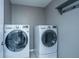 Laundry room features a front load washer and dryer set at 1721 Wellstead St, Mount Pleasant, SC 29466