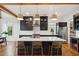 Stylish kitchen featuring a central island, pendant lighting, and stainless steel appliances at 1809 Rushland Grove Ln, Johns Island, SC 29455