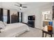 Beautiful bedroom featuring dark wood furniture and a doorway into the ensuite bathroom at 1903 Bolden Dr, Mount Pleasant, SC 29466