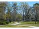 Beautiful green space featuring a winding sidewalk, mature trees, and manicured landscaping at 1903 Bolden Dr, Mount Pleasant, SC 29466