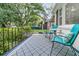 Inviting front porch with stylish outdoor furniture and wrought iron railings at 1909 Swift Ave, Charleston, SC 29407
