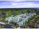 Beautiful aerial view of resort with golf course, ponds, and scenic ocean view at 2909 Atrium Villa, 9, Seabrook Island, SC 29455