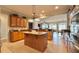 Bright, updated kitchen with island, stainless appliances, and open floor plan at 310 Waterlily Way, Summerville, SC 29486