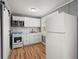 Updated kitchen with white cabinets, modern appliances, and subway tile backsplash at 3113 Matipan Ave, North Charleston, SC 29405
