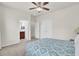 Bedroom with a view of en-suite bathroom, showcasing carpet and neutral walls at 349 Waterlily Way, Summerville, SC 29486