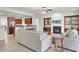 Spacious open-concept living space, including a modern fireplace and eat-in kitchen at 349 Waterlily Way, Summerville, SC 29486