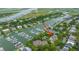 Aerial view of the community featuring a marina and swimming pool at 408 Yacht Harbor Ct # Share 4, Isle of Palms, SC 29451