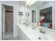 Bathroom features double sinks, a mirror, and a view into another bedroom at 408 Yacht Harbor Ct # Share 4, Isle of Palms, SC 29451