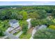 High angle view reveals the home's position within a leafy suburb, complemented by a driveway and landscaping at 501 Joseph St, Charleston, SC 29412