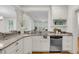 Modern kitchen features granite countertops, stainless steel appliances and white cabinets at 701 Hibbens Grant Blvd, Mount Pleasant, SC 29464