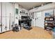 Finished basement space with fishing gear, a desk, and ample storage at 732 Gate Post Dr, Mount Pleasant, SC 29464