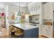 Beautiful kitchen features a center island, stainless appliances, and a view to the back at 732 Gate Post Dr, Mount Pleasant, SC 29464