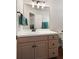 Bathroom featuring a large mirror and vanity with a white countertop at 815 Harbor Pl Dr, Charleston, SC 29412