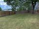 Large, fenced-in backyard offering privacy and ample space for recreation and outdoor enjoyment at 101 Limerick Cir, Summerville, SC 29483