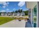 Outdoor patio features a seating area with views of the neighborhood, creating an ideal space for relaxation and socialization at 101 Patterson Ave, Goose Creek, SC 29445