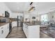 Spacious kitchen with granite countertops, stainless steel appliances, and an open layout at 101 Patterson Ave, Goose Creek, SC 29445