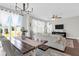Open concept layout with living room, dining area, and lots of natural light at 101 Patterson Ave, Goose Creek, SC 29445