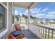Outdoor porch with seating, overlooking a quiet neighborhood at 101 Patterson Ave, Goose Creek, SC 29445