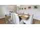 Elegant dining room features stylish decor and a large table perfect for entertaining guests at 1017 Saltwater Cir, Johns Island, SC 29455
