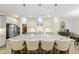 Spacious kitchen with a large island, granite countertops, and seating for four at 1017 Saltwater Cir, Johns Island, SC 29455