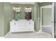 A bright bathroom with a double vanity and tiled floors at 127 Rawlins Dr, Summerville, SC 29485