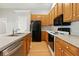 Fully-equipped kitchen with stainless steel appliances and a spacious center island at 1321 Wild Olive Dr, Mount Pleasant, SC 29464