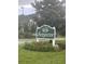 Sangaree community sign with landscaped flower bed at the entrance at 160 Lancashire Rd, Summerville, SC 29486