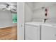 Bright laundry area featuring washer and dryer, ideal for chores at 2011 N Hwy 17 # 2200H, Mount Pleasant, SC 29466