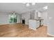 Stylish living space boasting a fireplace, an open floor plan, and a modern kitchen at 2011 N Hwy 17 # 2200H, Mount Pleasant, SC 29466