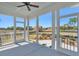 This screened porch offers clear views of the outdoors at 2038 Sea Water Dr, James Island, SC 29412