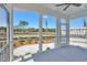 This screened porch offers views of the yard and sky at 2038 Sea Water Dr, James Island, SC 29412