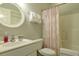 Clean bathroom with a shower/tub combo and single sink vanity at 204 Michigan Ave # C-5 - 11, Folly Beach, SC 29439