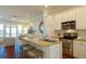 Modern kitchen featuring stainless steel appliances, granite countertops, and ample cabinet space at 204 Michigan Ave # C-5 - 11, Folly Beach, SC 29439